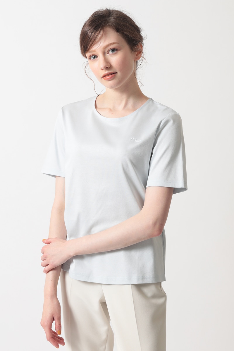 ロゴ刺繍ベーシックTシャツ