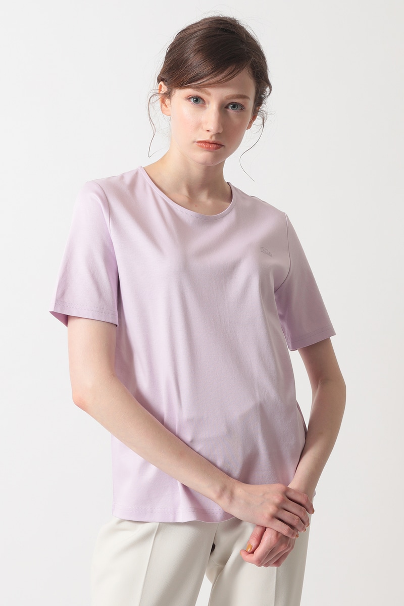 ロゴ刺繍ベーシックTシャツ