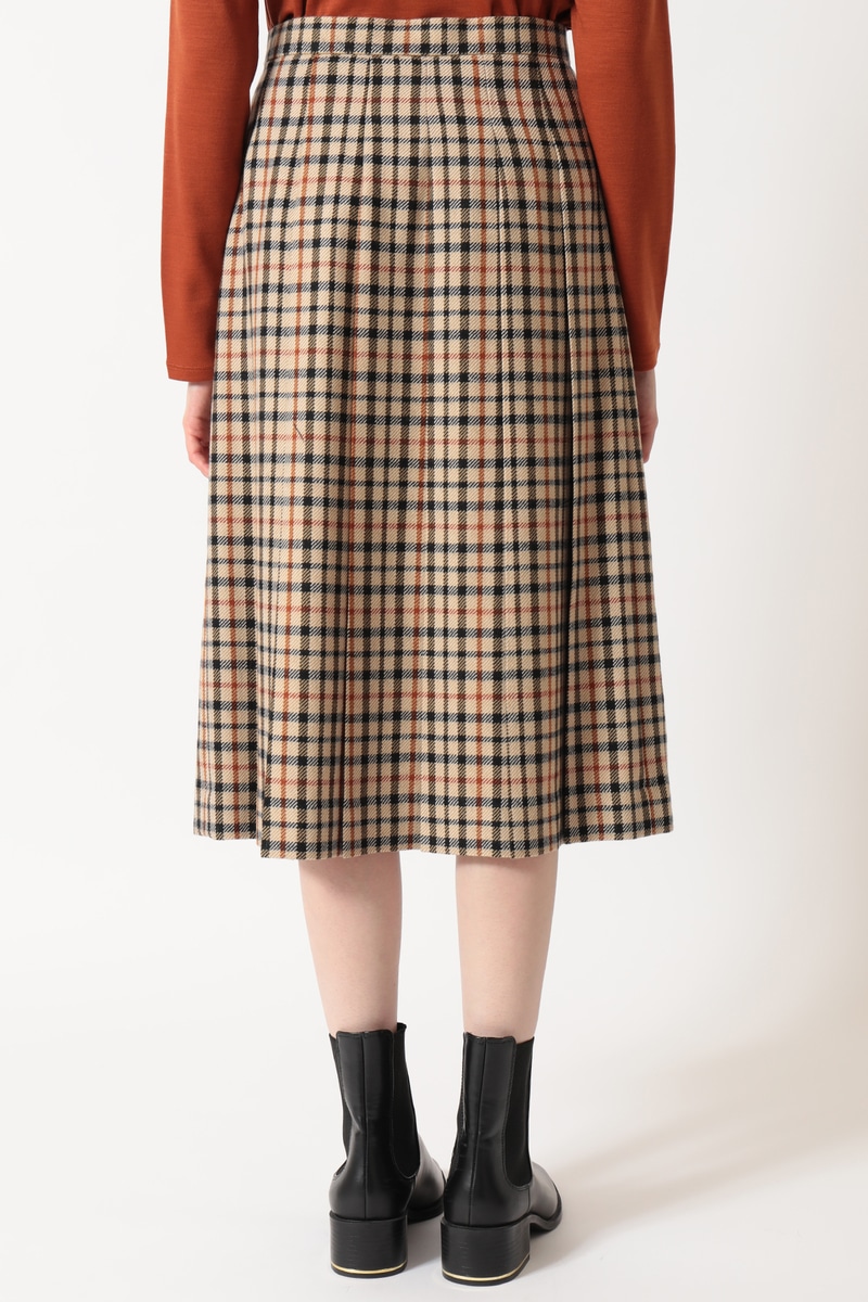 ガンクラブ ソフトツイード タミースカート 詳細画像 ハウスチェック