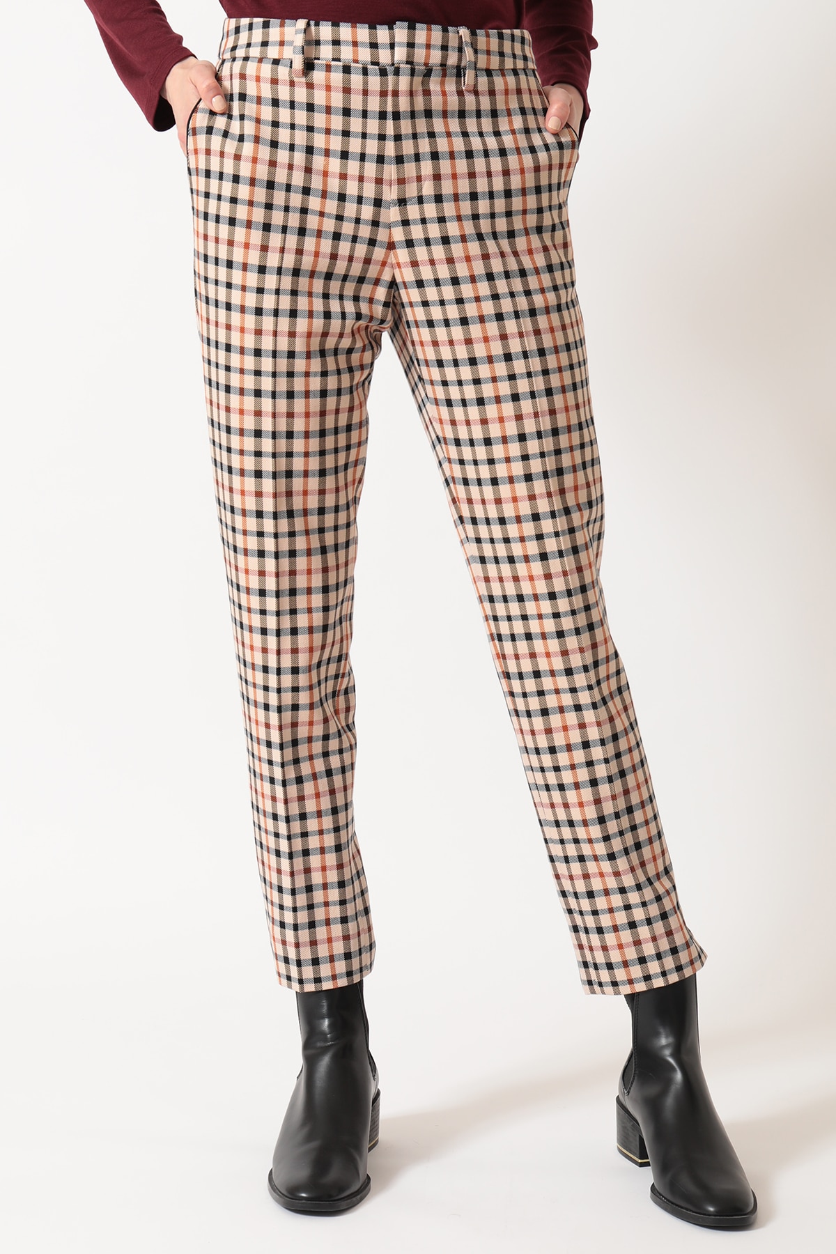 ツイル ハウスチェック スリムパンツ 詳細画像 ハウスチェック 1