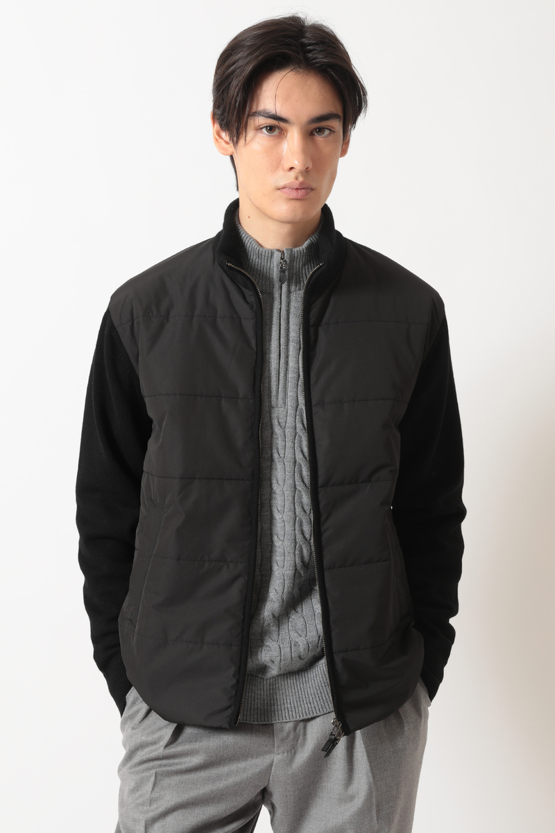 JS エクストラファインウール ニットブルゾン