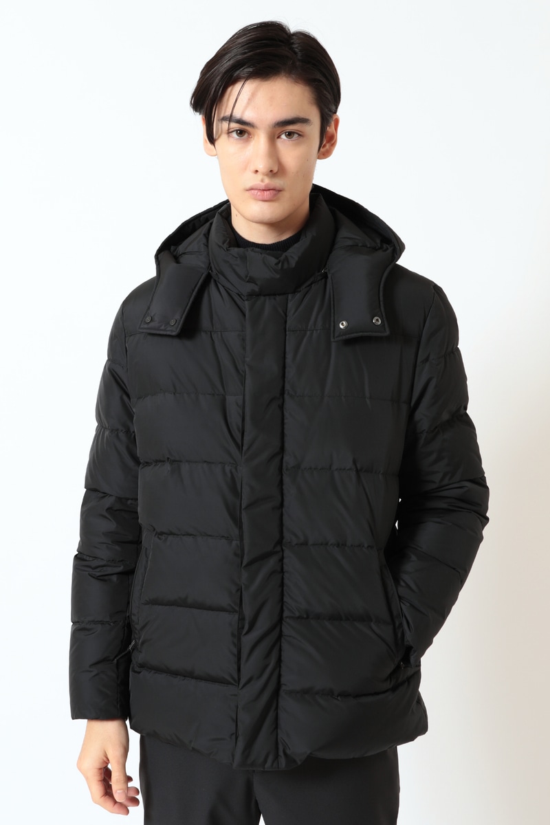 ホワイトグース 2WAYダウンブルゾン 詳細画像 ブラック