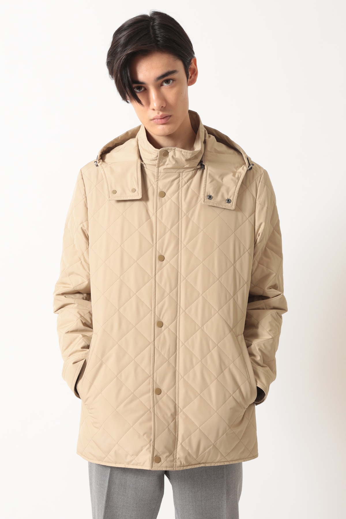 エコ中綿 2WAYキルティングブルゾン 詳細画像 ベージュ 2