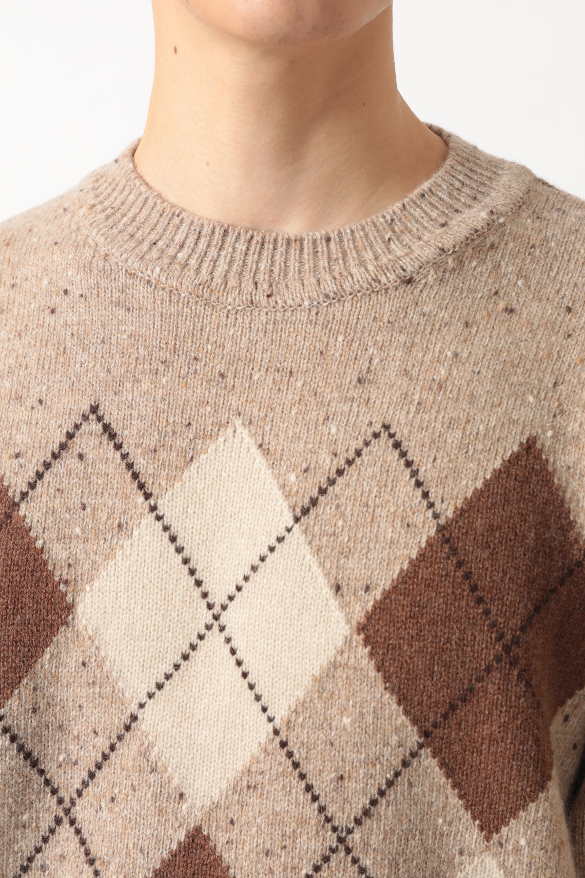 BUCOLIC アーガイルセーター 詳細画像 4