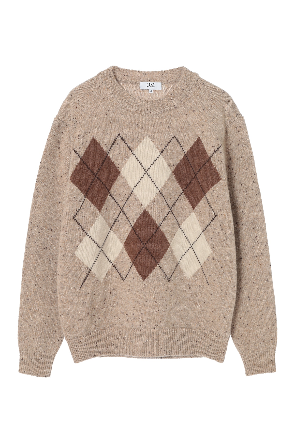 BUCOLIC アーガイルセーター 詳細画像 ベージュ 1