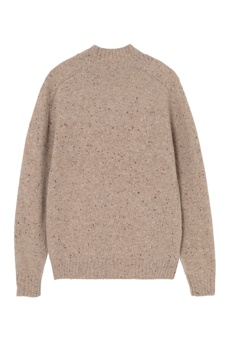 BUCOLIC シルクネップセーター 詳細画像 キャメル