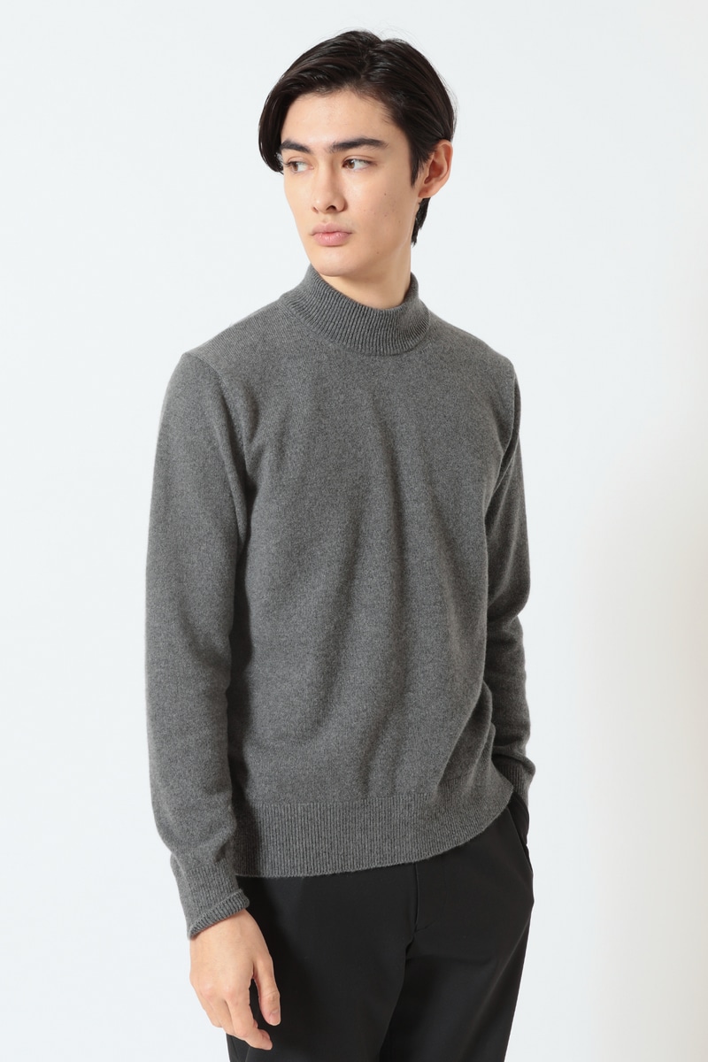 JS カシミヤブレンド ハイネックニット