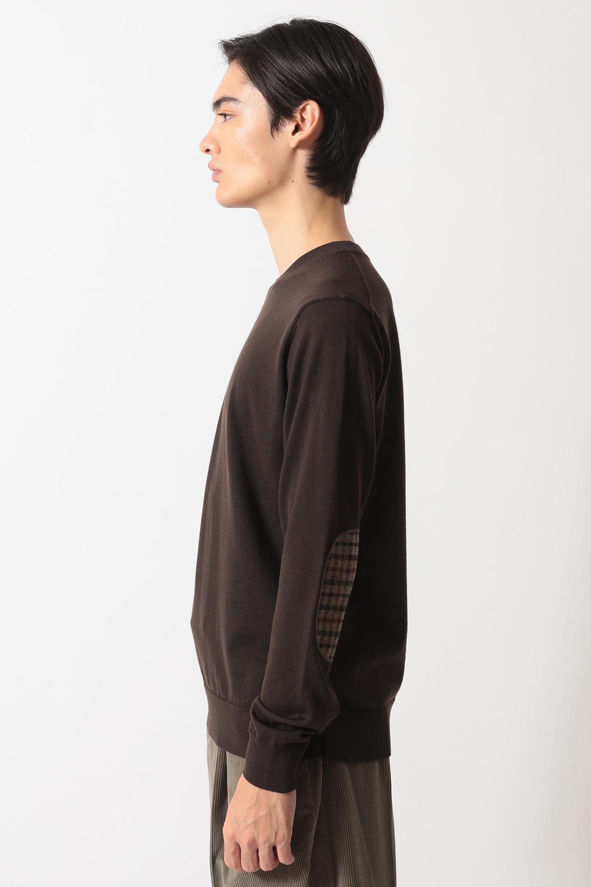 スーパーファインメリノ クルーネックニット 詳細画像 1