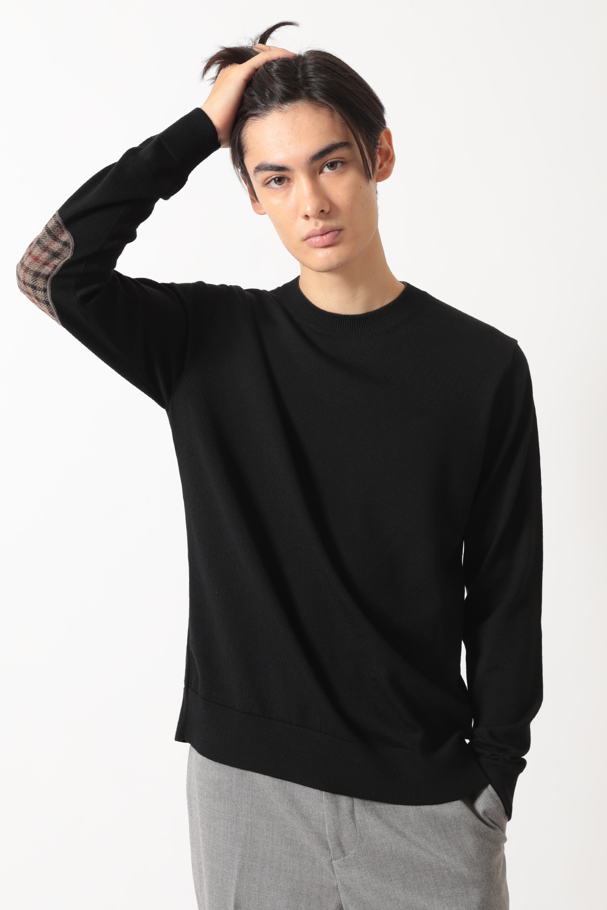 スーパーファインメリノ クルーネックニット 詳細画像 7