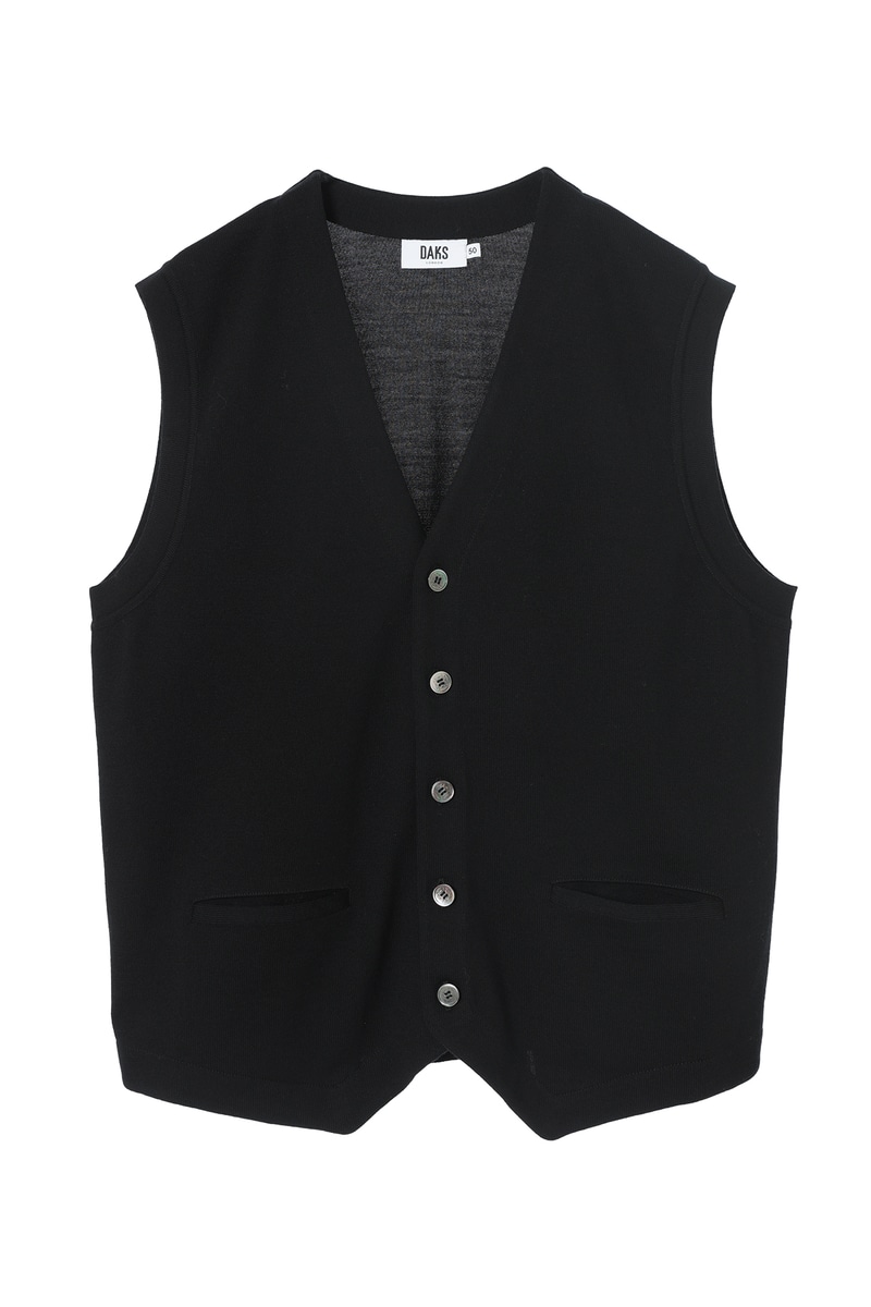 JS スーパーファインメリノ コンビネーションニットベスト