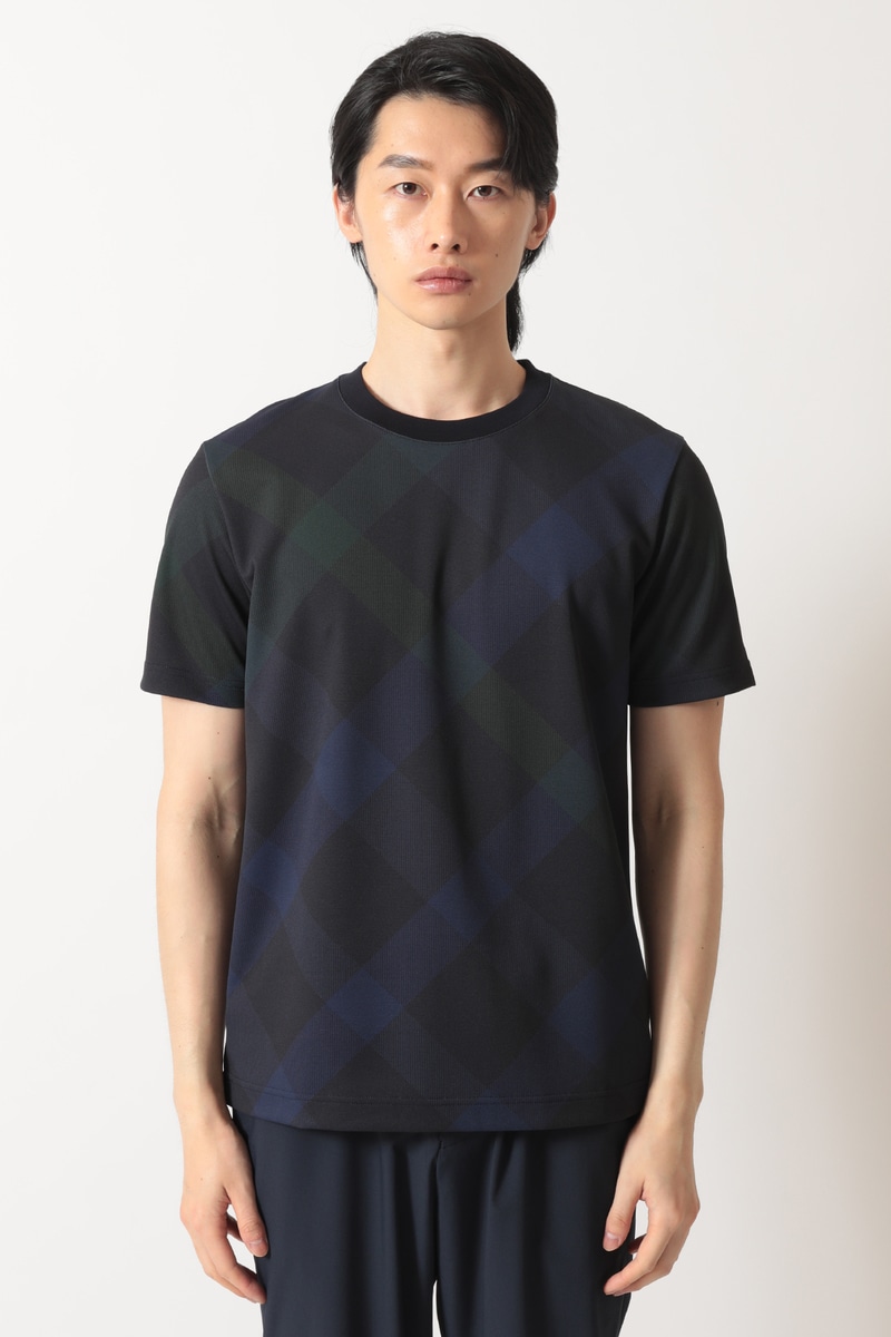 メガチェック カノコTシャツ