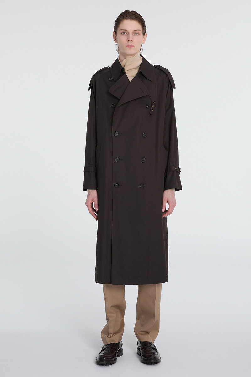 JS Scye for DAKS ダブルブレストトレンチコート