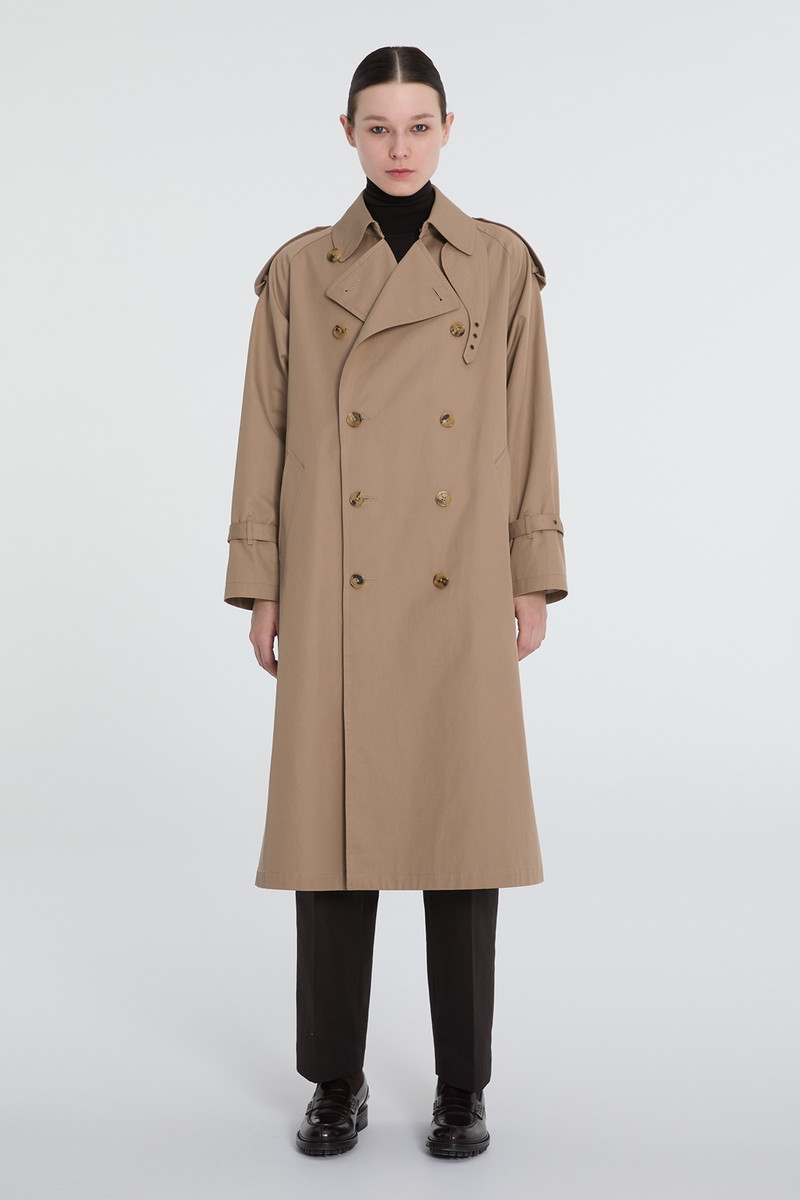 JS Scye for DAKS ダブルブレストトレンチコート