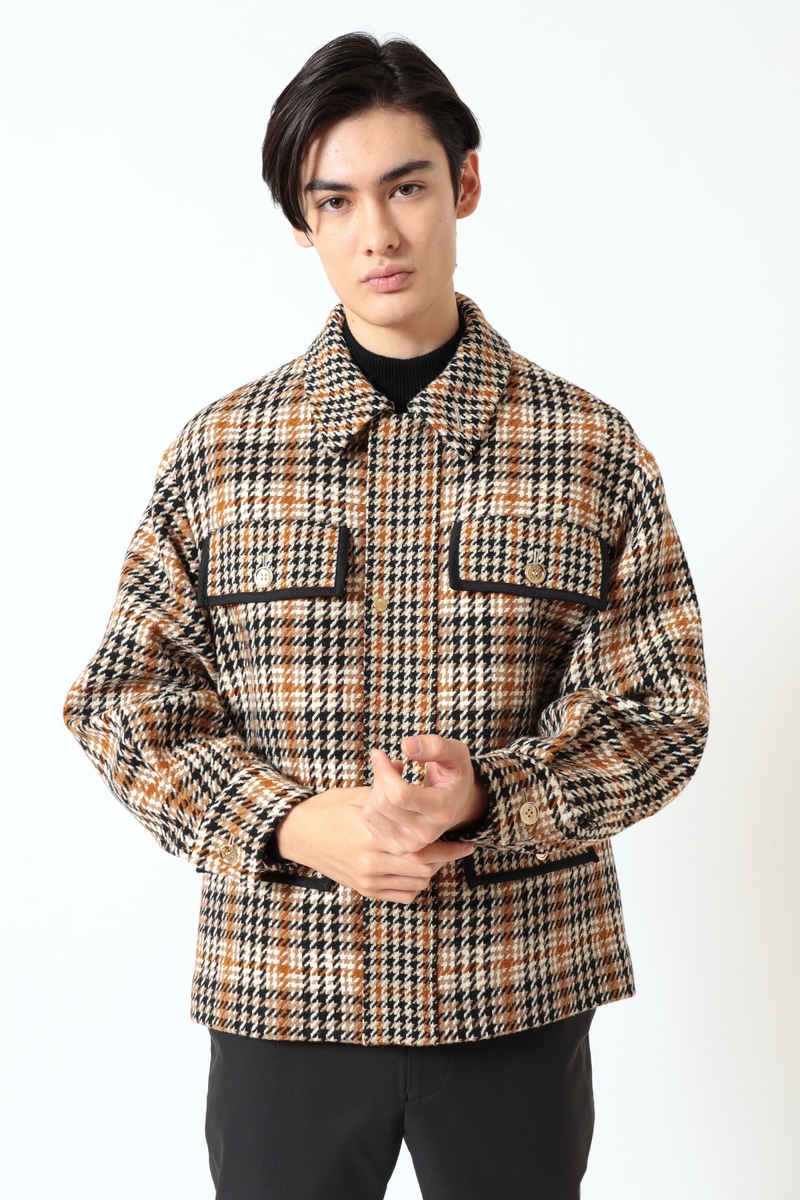 CULLNI for DAKS ウールツイードジャケット 詳細画像 ハウンドトゥース