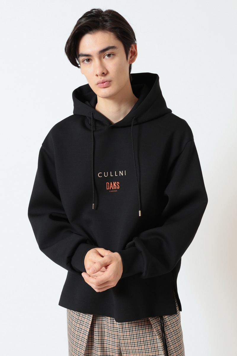 JS CULLNI for DAKS ロゴ刺繍 ダンボールフーディー