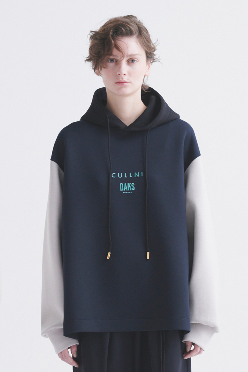 JS CULLNI for DAKS ロゴ刺繍 ダンボールフーディー