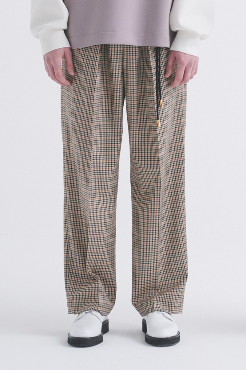 JS CULLNI for DAKS ドローストリングワイドパンツ