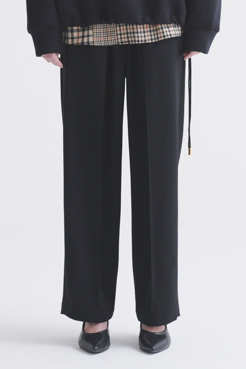 JS CULLNI for DAKS ドローストリングワイドパンツ