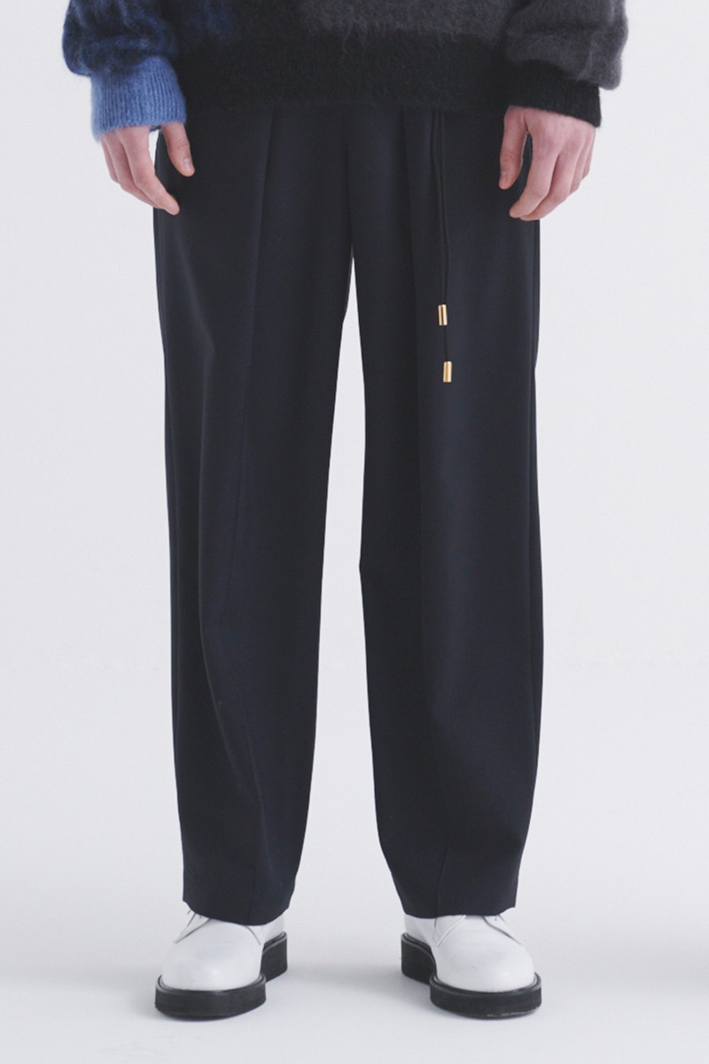 JS CULLNI for DAKS ドローストリングワイドパンツ