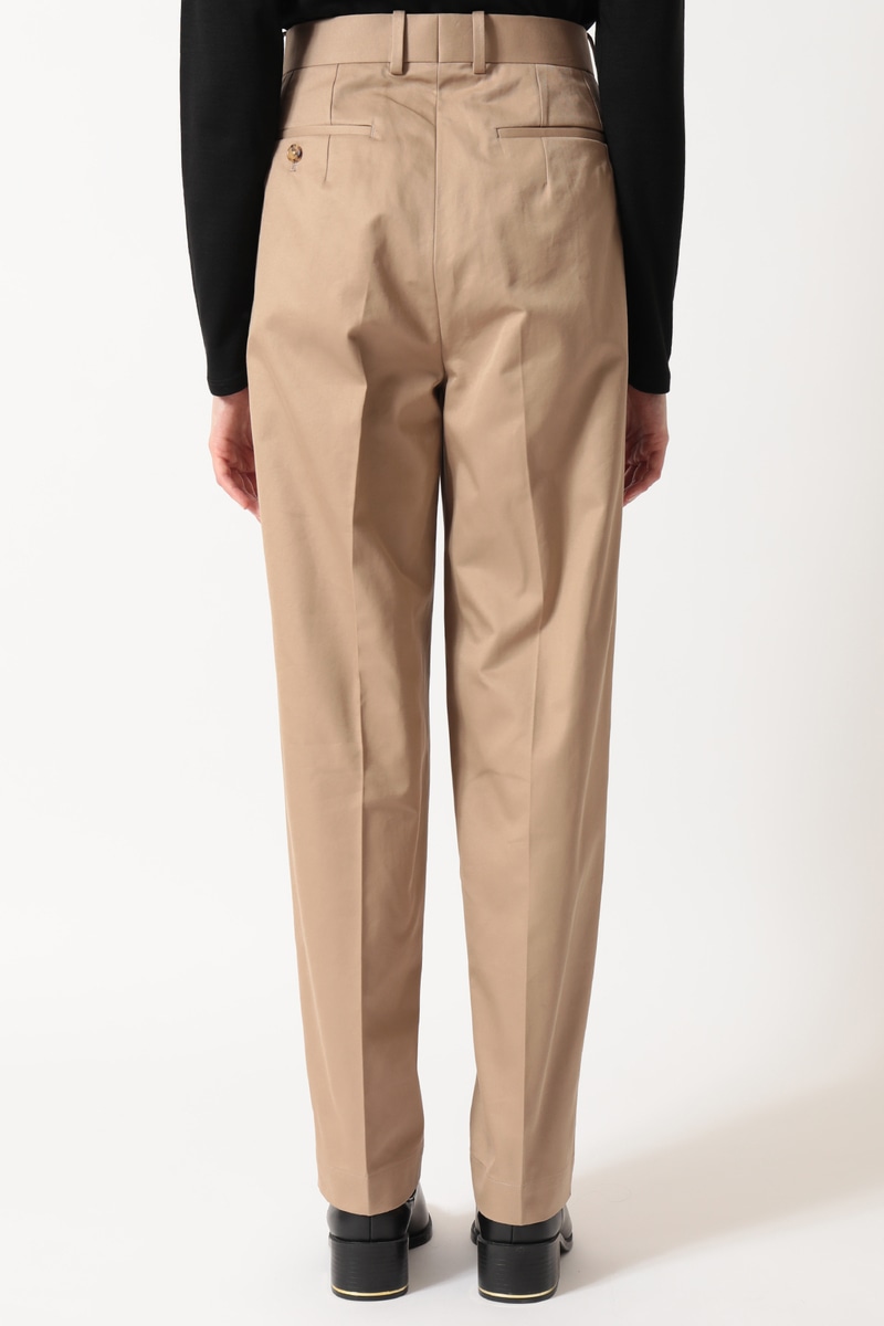 Scye for DAKS  テーパードトラウザーズ 詳細画像 ベージュ