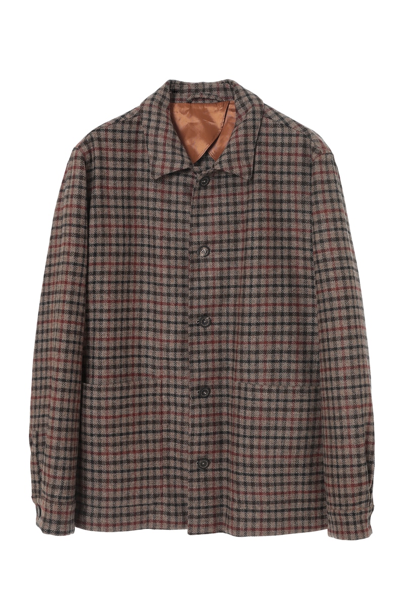 JS ハウスツイード テーラード オーバーシャツ