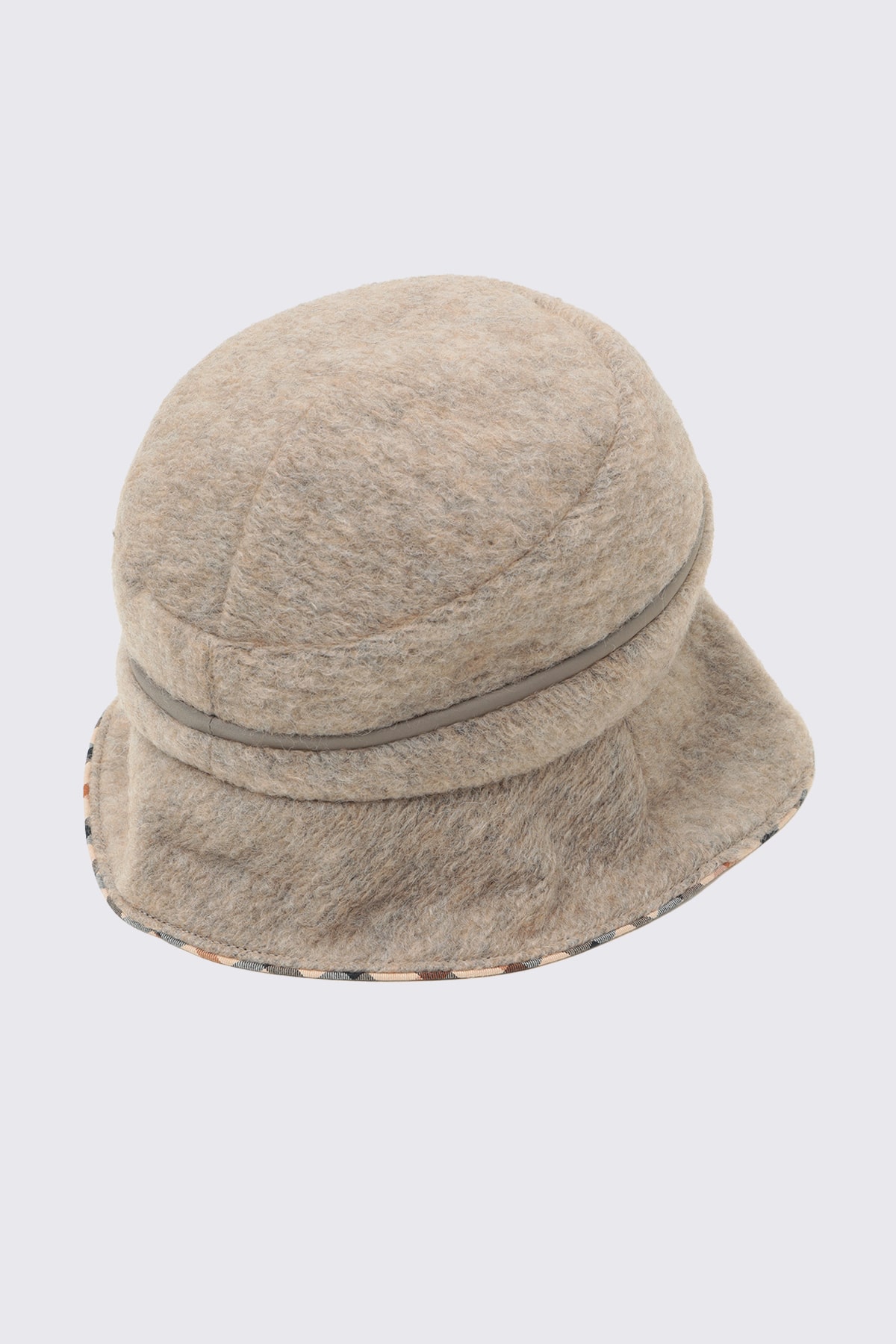 軽量ウール混スライバーニット セーラーハット 詳細画像 2