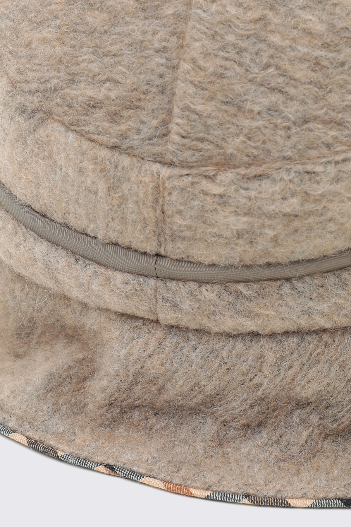 軽量ウール混スライバーニット セーラーハット 詳細画像 4