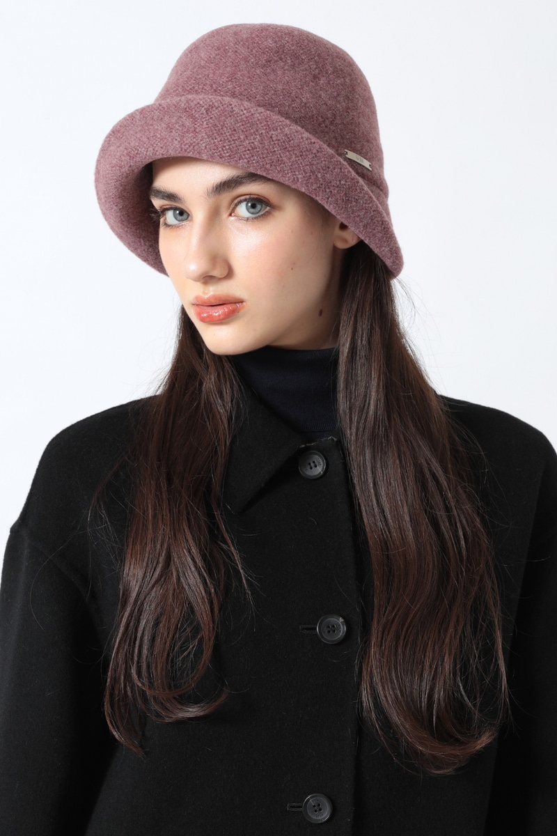 ウールバスクハット 詳細画像 ピンク