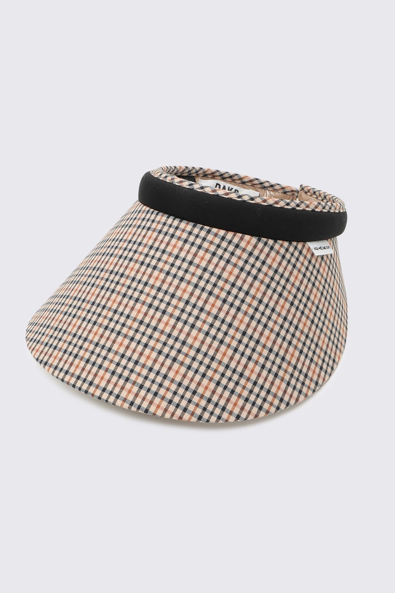 ハウスチェック クリップバイザー 詳細画像 ブラック