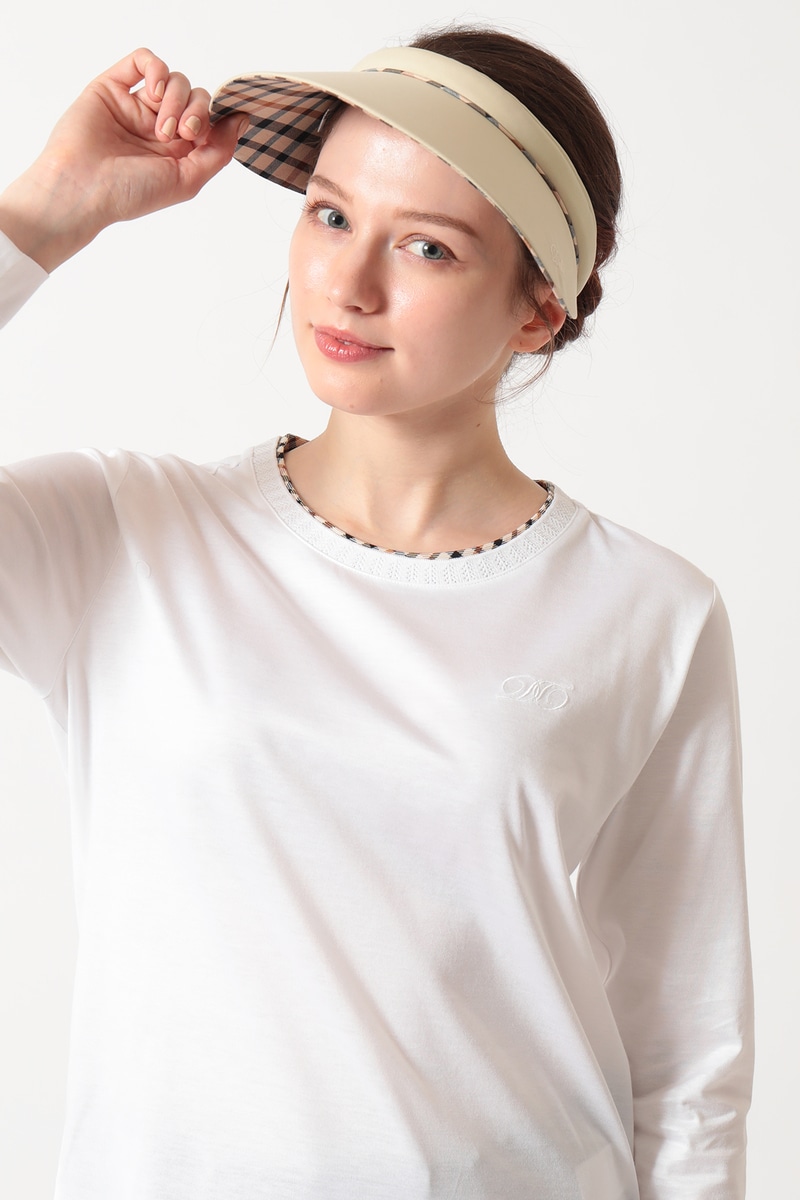 JS 撥水 ハウスチェックパイピング クリップバイザー