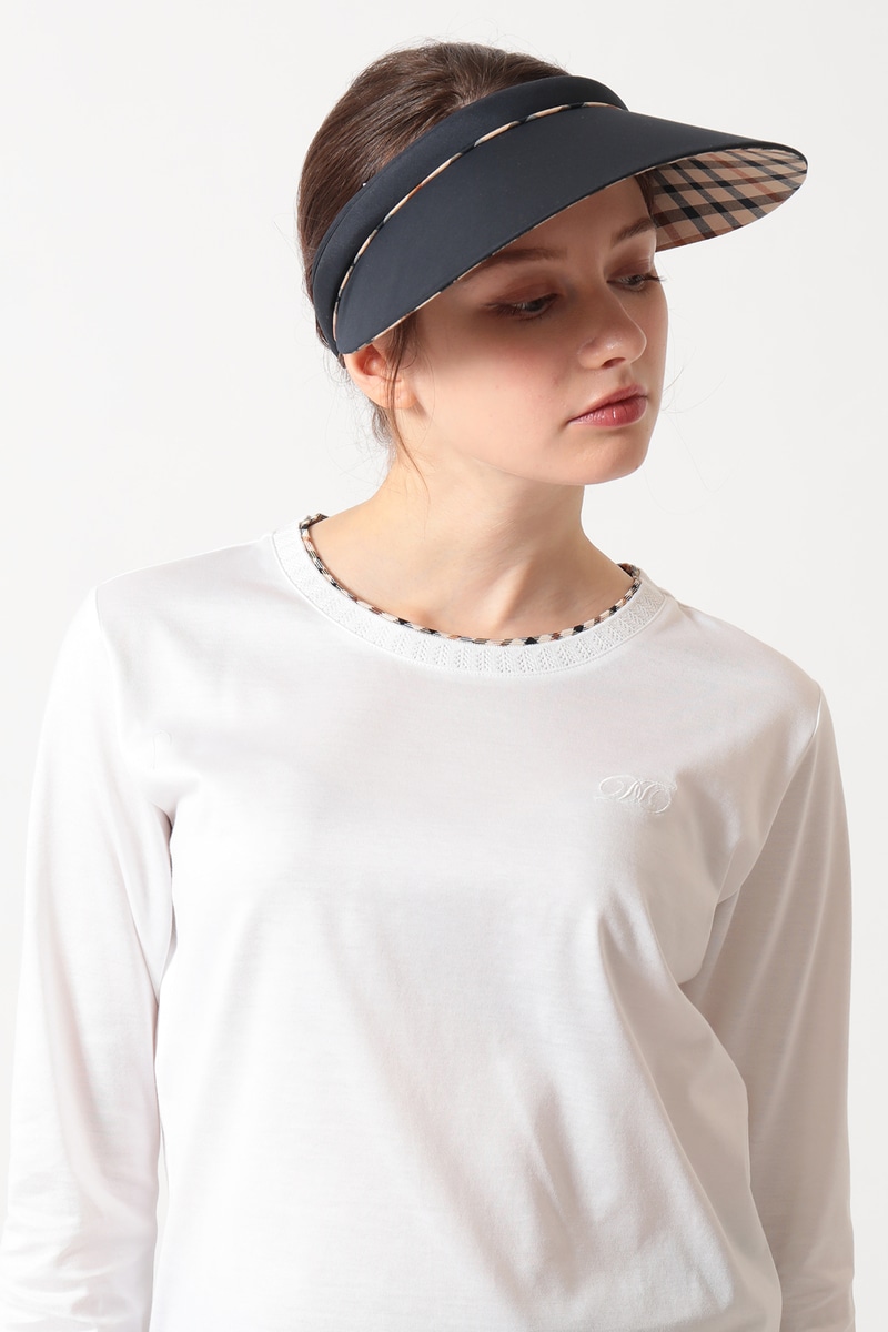 JS 撥水 ハウスチェックパイピング クリップバイザー