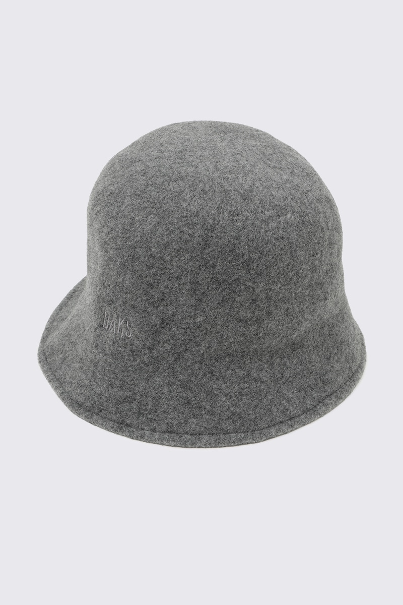 ソフトバスクウール クロッシェハット 詳細画像 チャコールグレー