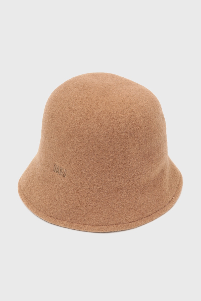 ソフトバスクウール クロッシェハット 詳細画像 キャメル