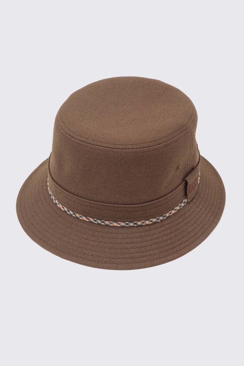 JS DAKS 洗えるUV対策ミニチェック サハリハット