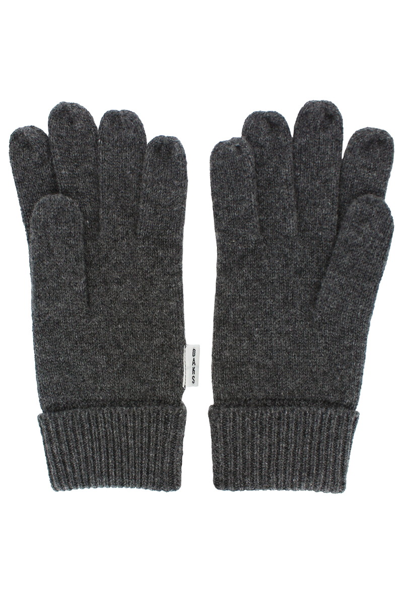 【MEN】シンプルカシミヤニット手袋 詳細画像 ダークグレー