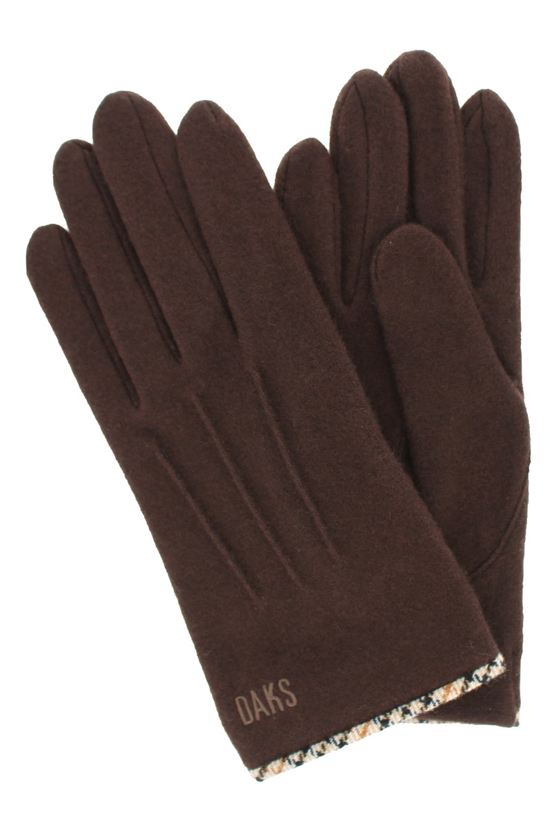 JS 【MEN】シンプル カシミヤ混ジャージ手袋