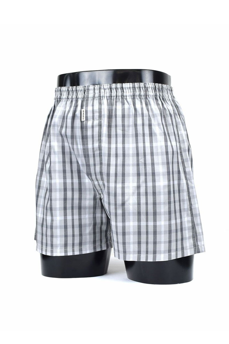 天二本ゴム前開きトランクス 詳細画像 グレー