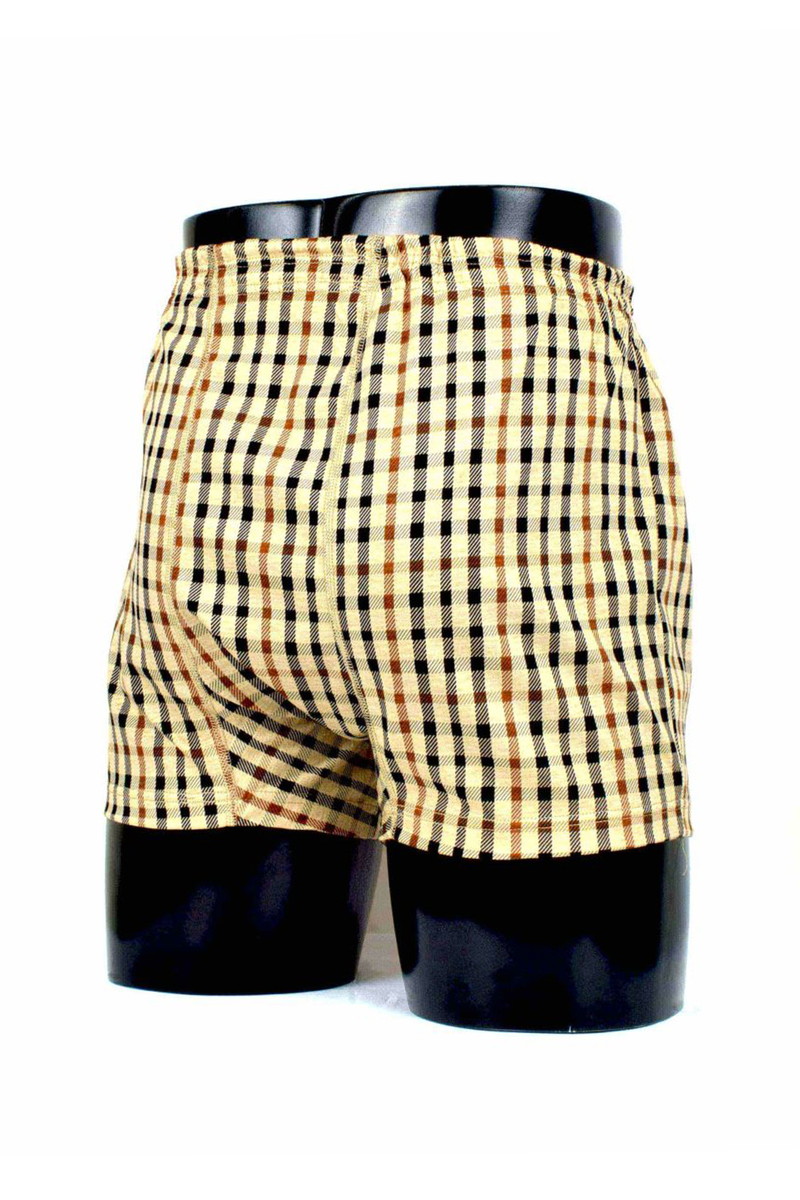 天二本ゴム前開きニットトランクス（LL） 詳細画像 ハウスチェック