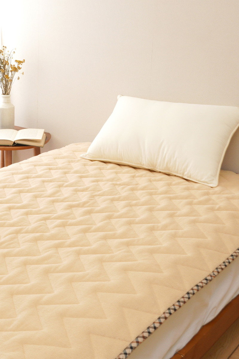 JS ハウスチェックふんわりパイルの敷パッド