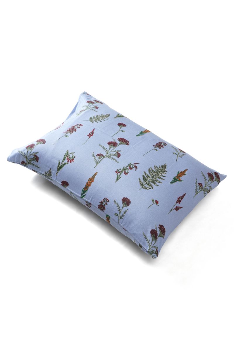 ブリティッシュワイルドフラワー ピローケース L 詳細画像 ブルー