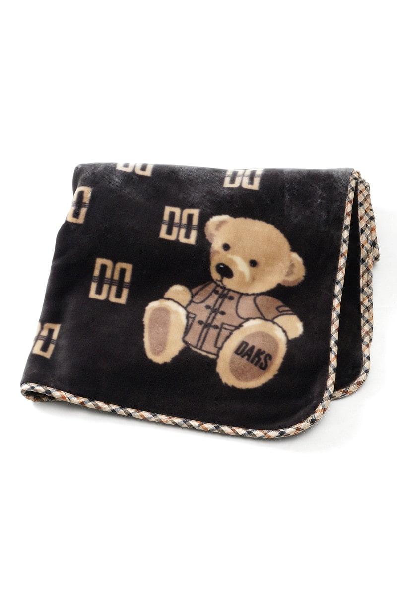 ダックスベア アクリルマイヤーハーフケット 詳細画像 ブラック