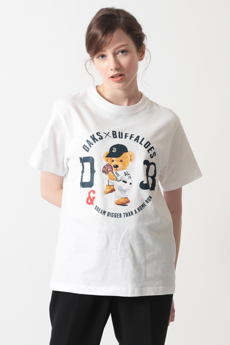 DAKS×バファローズ Tシャツ 詳細画像 ホワイト