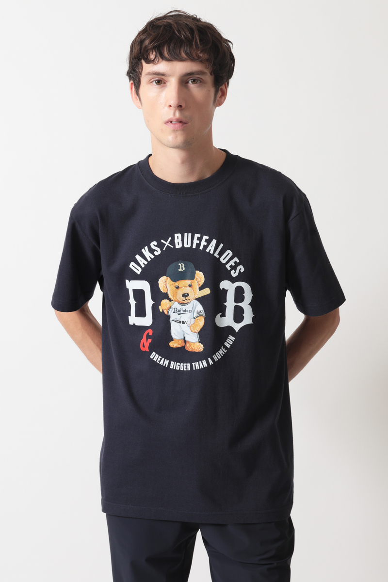 DAKS×バファローズ Tシャツ 詳細画像 ネイビー