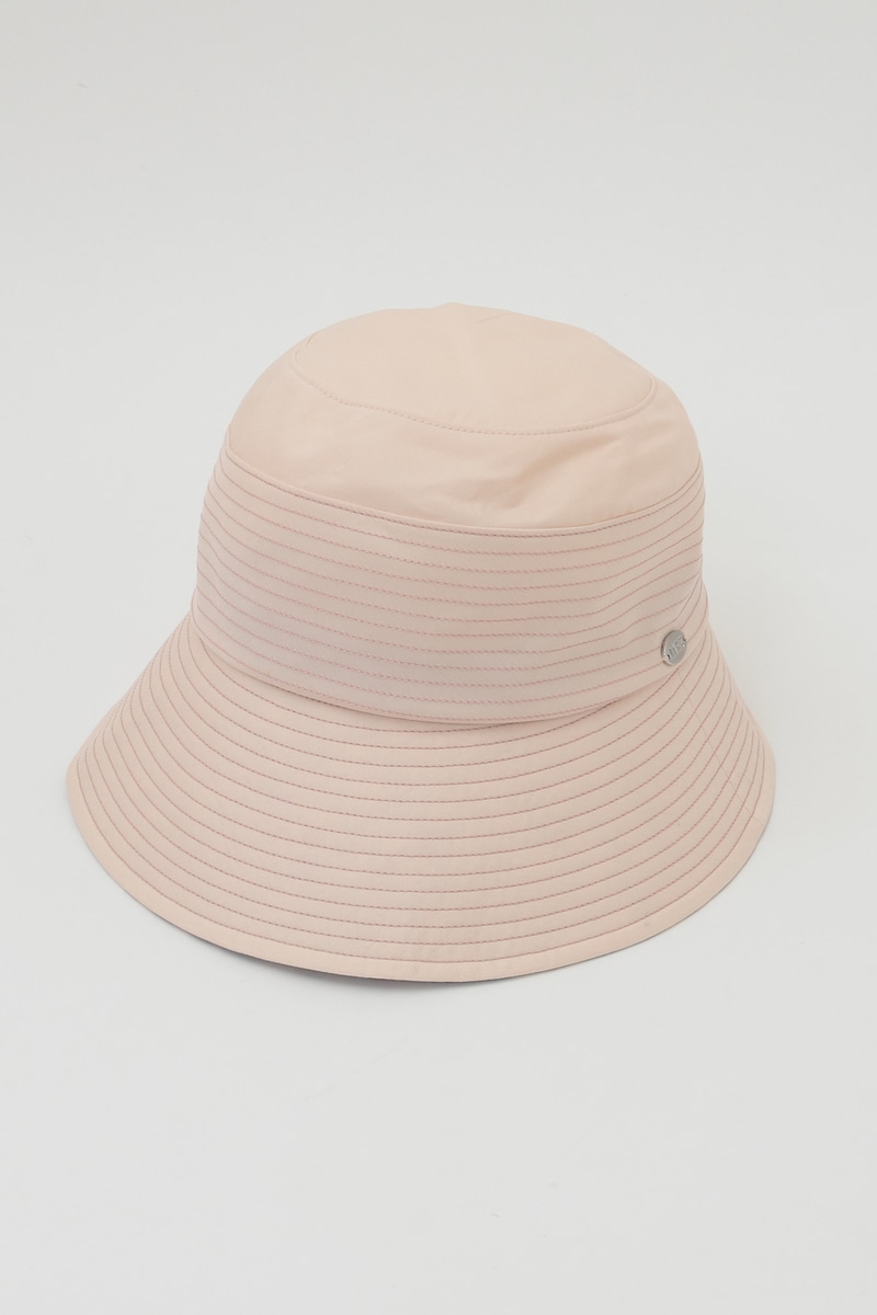 カラーステッチ コットンクロッシェハット 詳細画像 ピンク