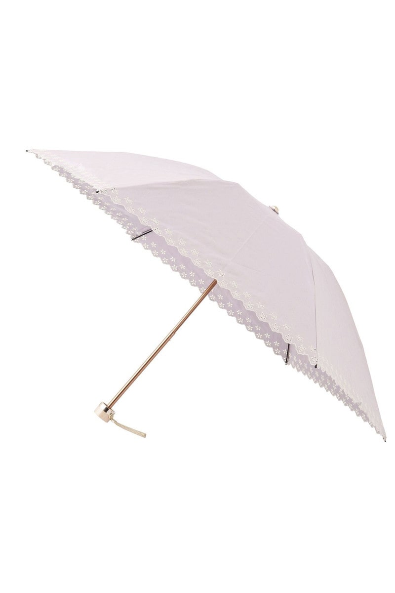 JS DDドットジャガード 一級遮光 晴雨兼用折りたたみ傘