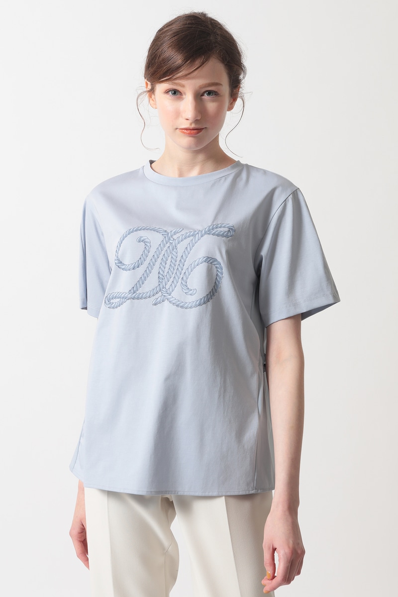 [DAKS GOLF] ロープDD Tシャツ 詳細画像 ブルーチェック