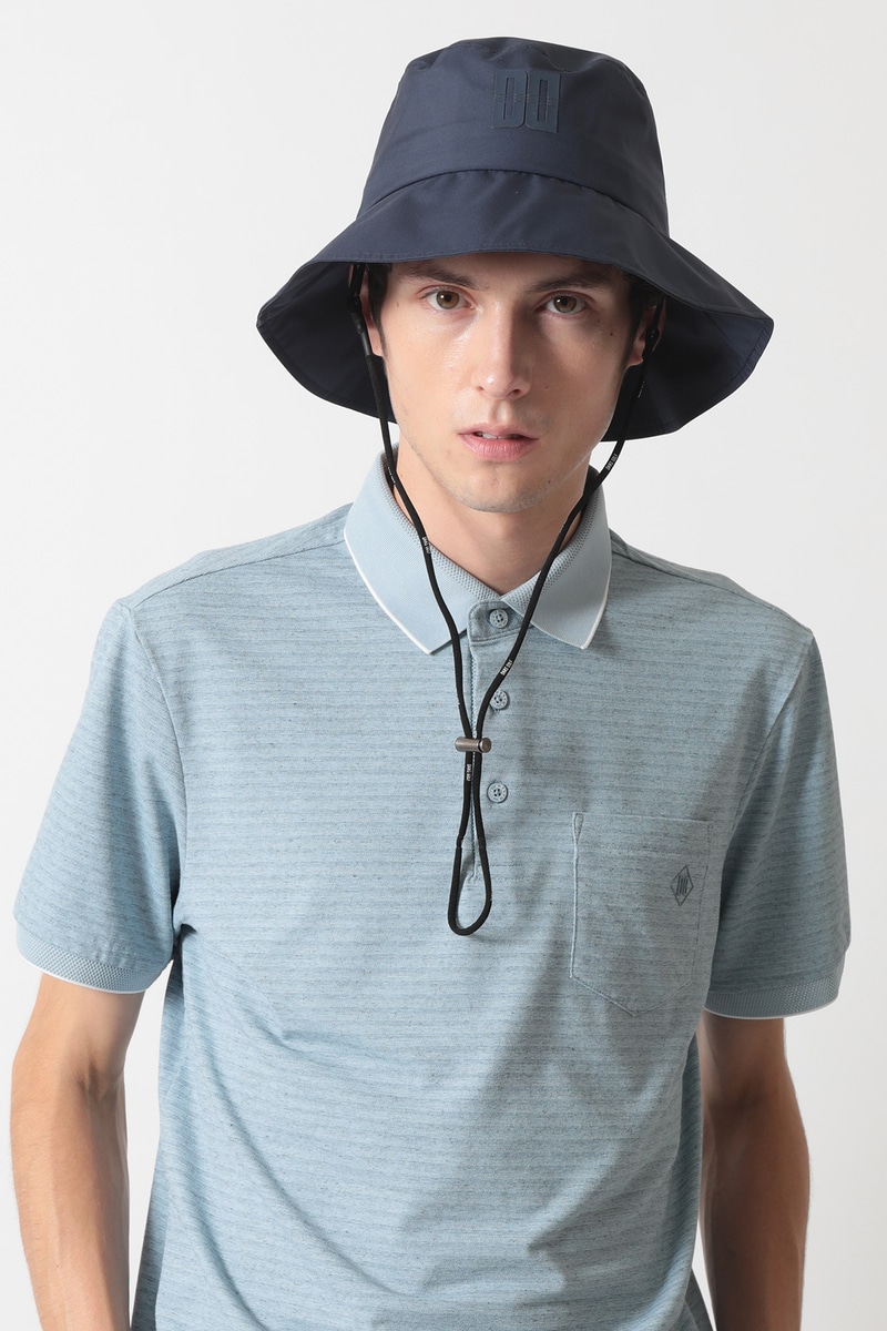 [DAKS GOLF] DDロゴパンチング バケットハット 詳細画像 ネイビー
