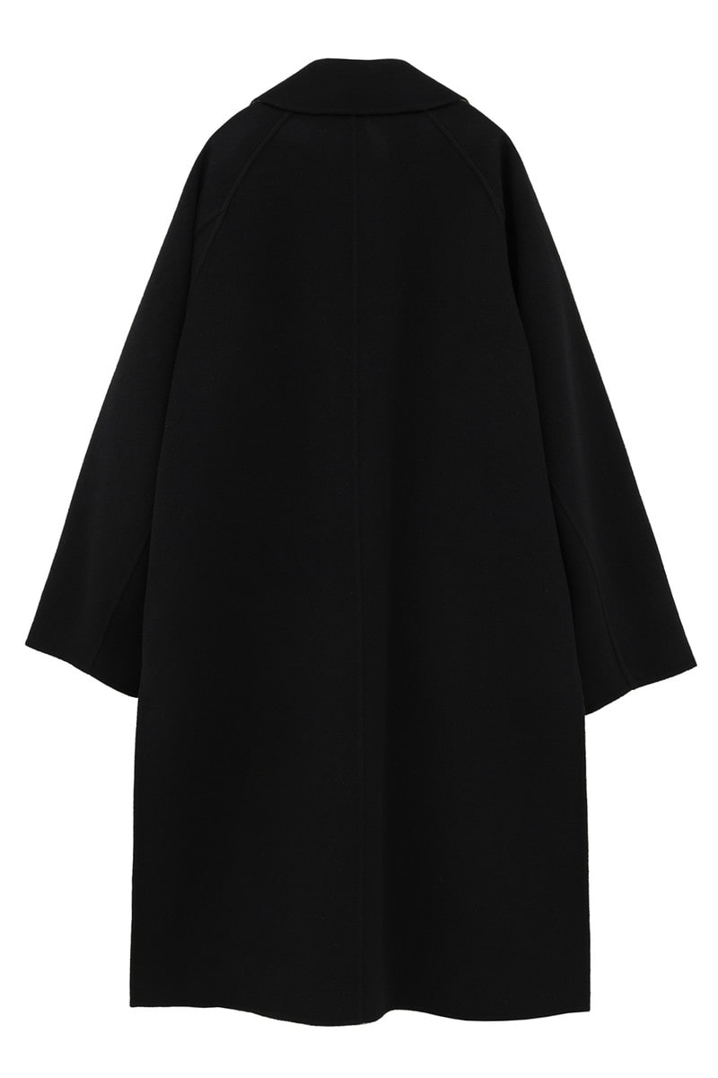 CULLNI for DAKS ウールリバータイロッケンロングコート 詳細画像 ブラック