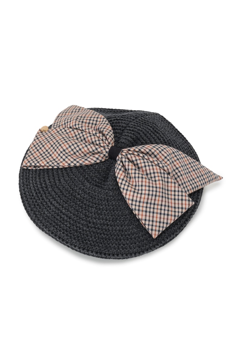 【Athena New York for DAKS】ウールコットンチェックリボンベレー 詳細画像 156