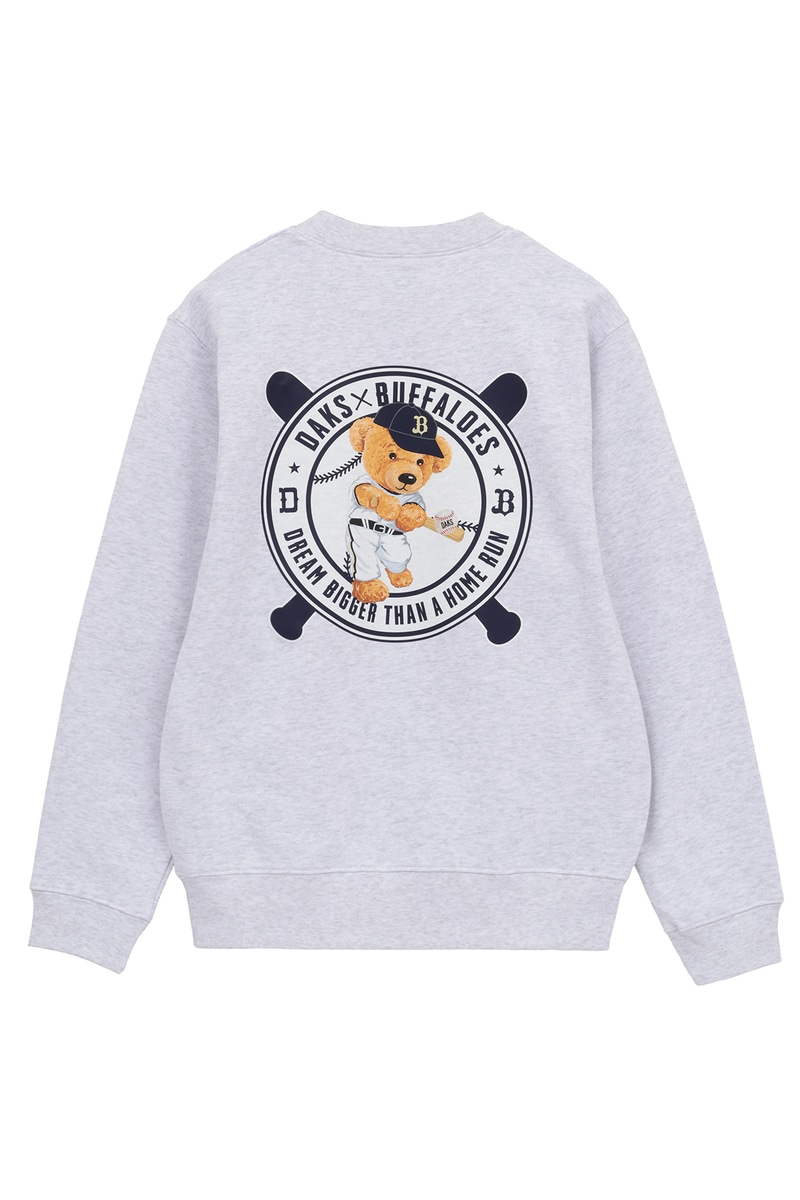 DAKS&times;オリックス・バファローズ スウェット 詳細画像 アッシュ